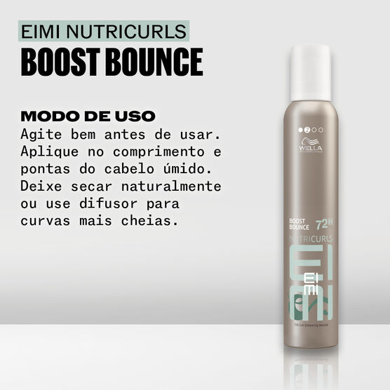Creme Gel Definidor de Cachos Wellla EIMI Nutri Boost Bounce